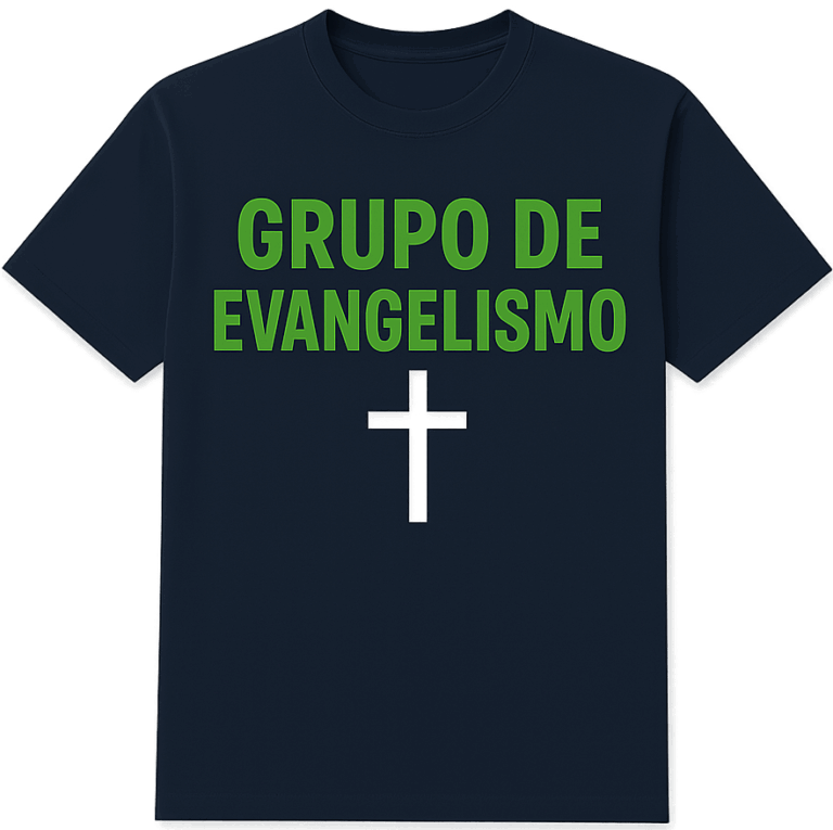 Camiseta uniforme para ministério grupo de louvor e congressos evangélico