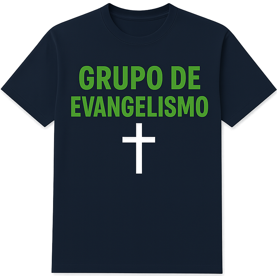 Camiseta uniforme para ministério grupo de louvor e congressos evangélico