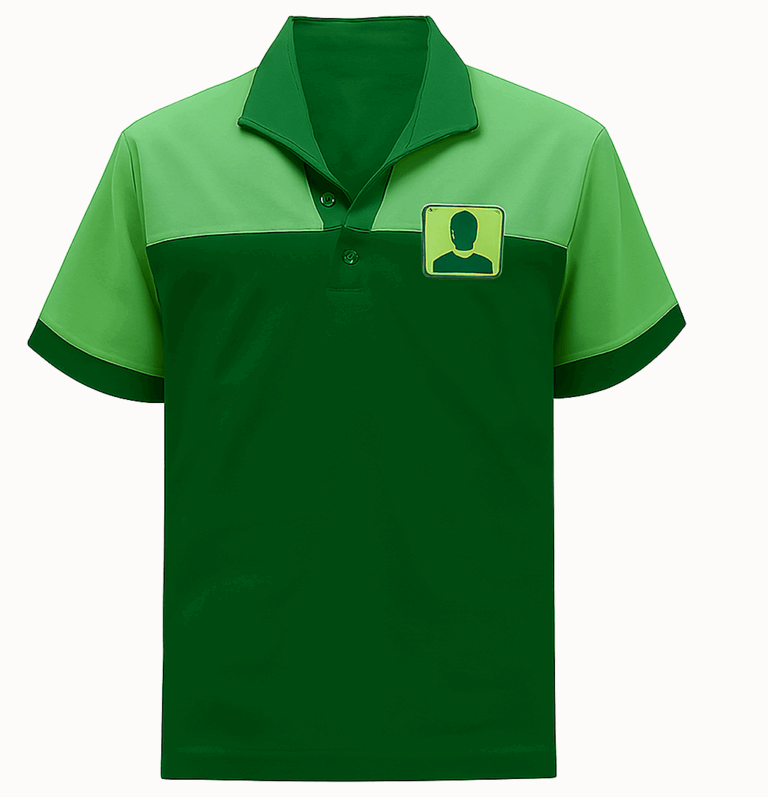 Confecção sob demanda, fábrica de roupas jaleco verde personalizada sob demanda