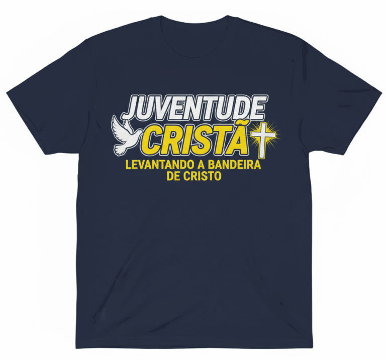 Camisetas personalizadas para grupos de jovens evangélicos