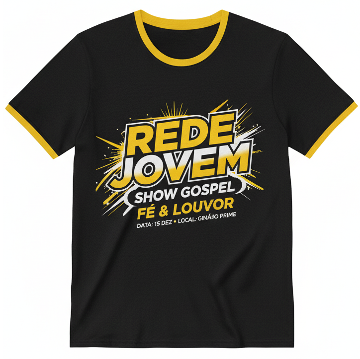 camisetas para show gospel masculina feminina eventos gospel