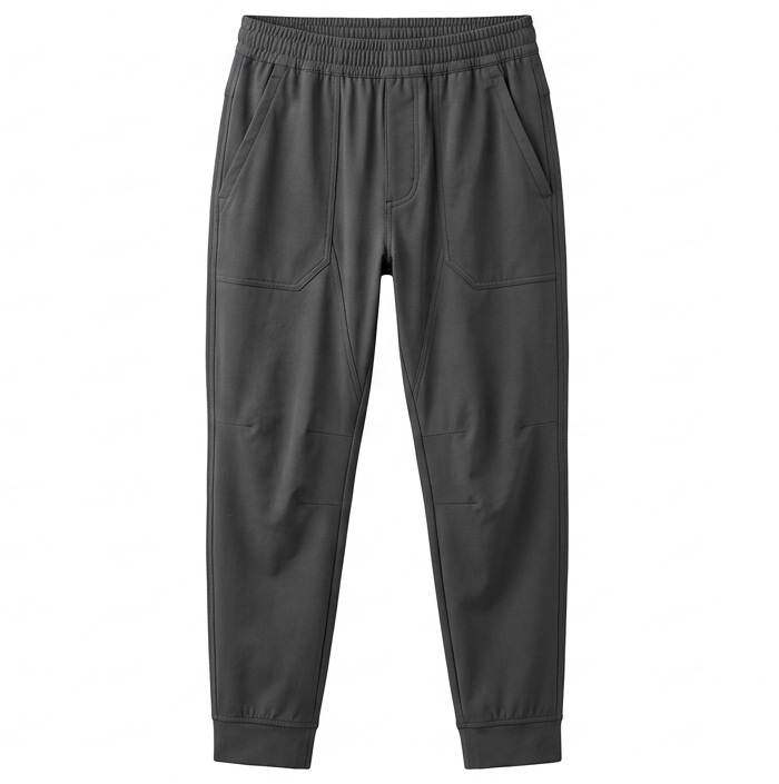 Calça de helanca com bolço calça reforçada para serviços pesados calça de helanca para pedreiro
